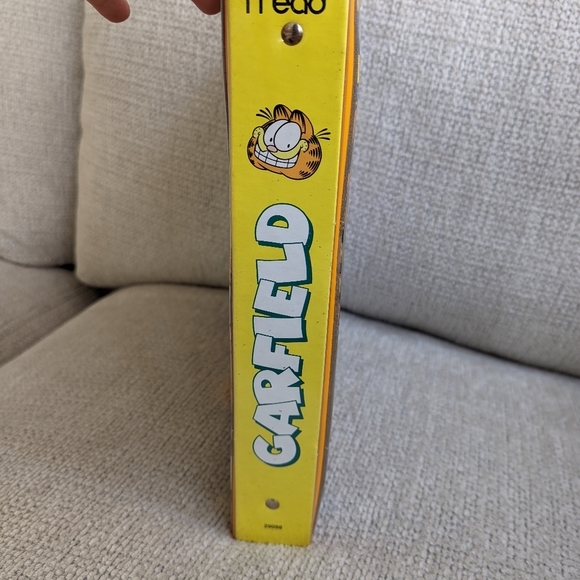 Garfield Binder and folders 90s comic school supplies - Picture 4 of 8
